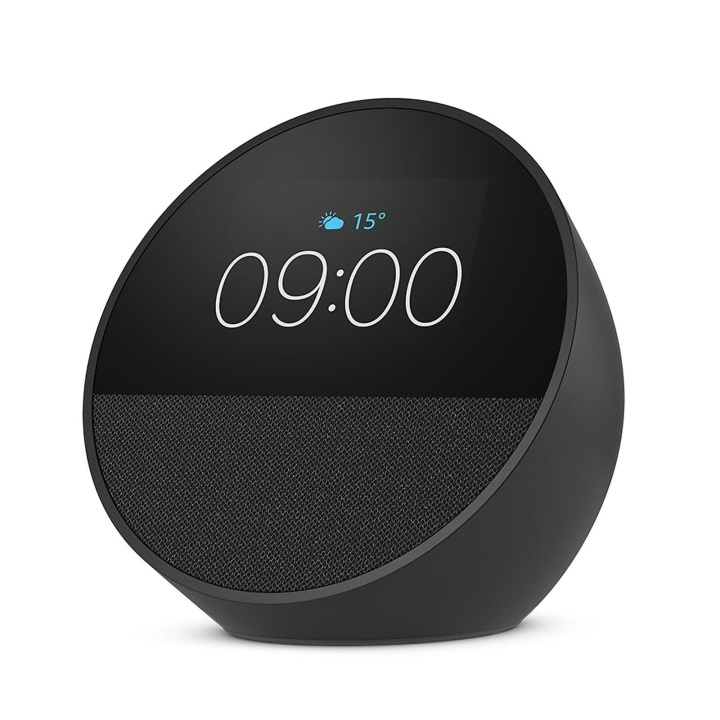 Amazon Echo Spot (2024) Smartklokke med kraftfull lyd og Alexa i gruppen HJEM, HUS OG HAGE / Klokker & Teller / Vekkerklokker hos TP E-commerce Nordic AB (D08629)