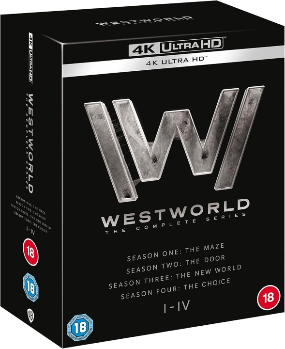 Westworld Series 1 to 4 Complete Collection 4K Ultra HD i gruppen Elektronikk / Lyd & Bilde / TV og tilbehør / Filmer / Blu-ray hos TP E-commerce Nordic AB (D08688)