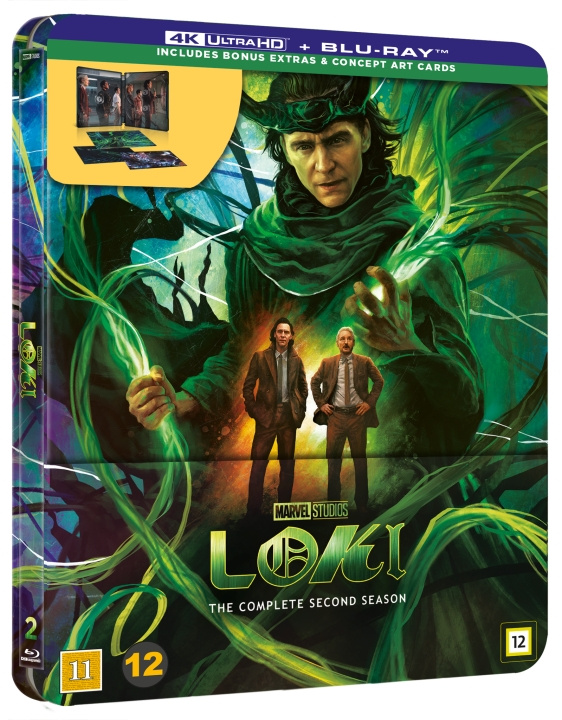 Loki S2 - STEELBOOK LIMITED EDITION i gruppen Elektronikk / Lyd & Bilde / TV og tilbehør / Filmer / Blu-ray hos TP E-commerce Nordic AB (D08866)