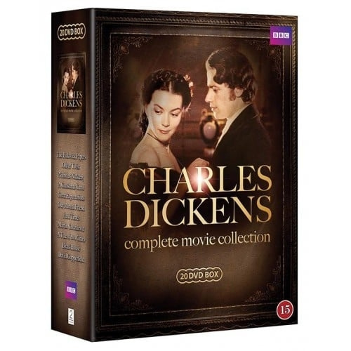 Charles Dickens - Complete Movie Collection - 20 DVD box set i gruppen Elektronikk / Lyd & Bilde / TV og tilbehør / Filmer / DVD hos TP E-commerce Nordic AB (D08870)