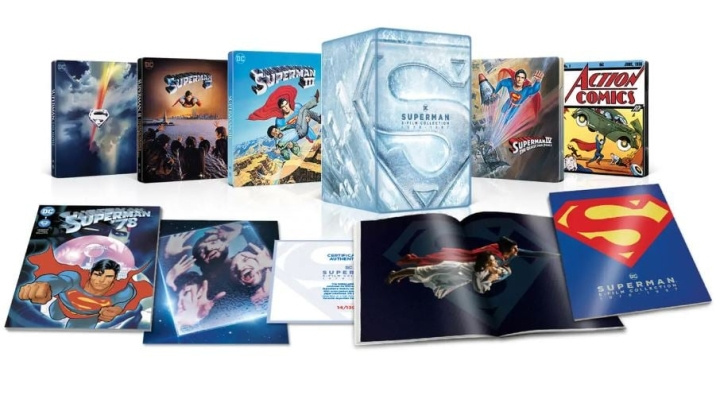 Superman I-IV (1-4) Steelbook Collection (10-disc) (4K UHD & Blu-ray) LIMITED EDITION i gruppen Elektronikk / Lyd & Bilde / TV og tilbehør / Filmer / Blu-ray hos TP E-commerce Nordic AB (D08912)