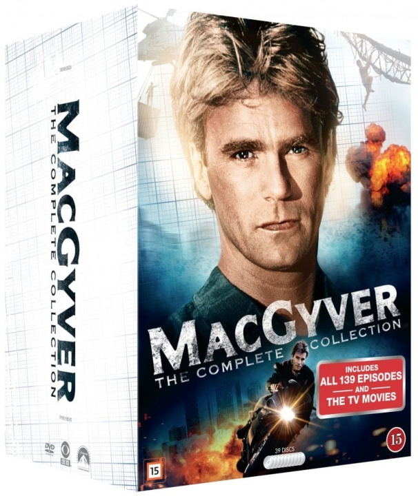 Macgyver: Complete Box - 30th Anniversary (39 disc) - DVD i gruppen Elektronikk / Lyd & Bilde / TV og tilbehør / Filmer / DVD hos TP E-commerce Nordic AB (D08926)