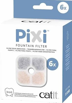 catit Kullfilter for Pixi 2,5L 6stk - (785.0487) i gruppen HJEM, HUS OG HAGE / Dyretilbehør / Katt hos TP E-commerce Nordic AB (D08940)