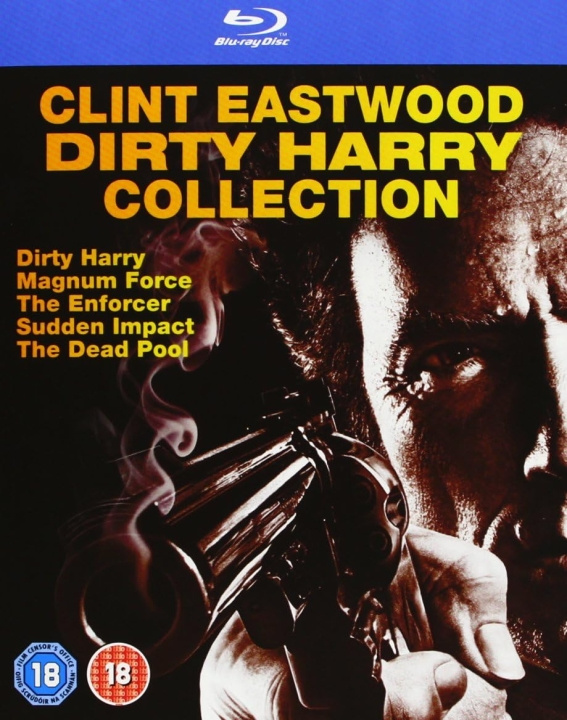 Clint Eastwood Dirty Harry Collection (5 Films) Blu-Ray i gruppen Elektronikk / Lyd & Bilde / TV og tilbehør / Filmer / Blu-ray hos TP E-commerce Nordic AB (D08981)