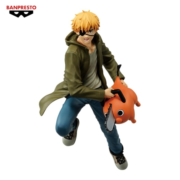 Banpresto Motorsagmannen Denji og Pochita - (BP89276P) i gruppen LEKER, BARN OG BABY / Leker / Figurer, miniatyrer og tilbehør hos TP E-commerce Nordic AB (D08995)