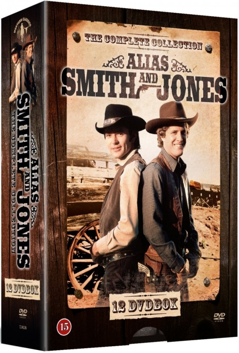 Alias Smith & Jones - Complete Collection (12-disc) - DVD i gruppen Elektronikk / Lyd & Bilde / TV og tilbehør / Filmer / DVD hos TP E-commerce Nordic AB (D08997)