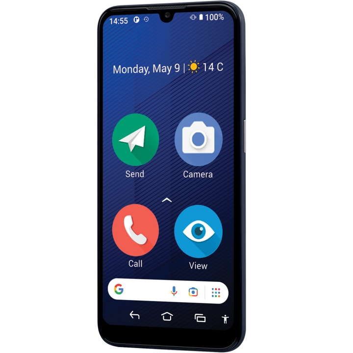 Doro 8210 4G Smartphone Dark Blue i gruppen SMARTTELEFON & NETTBRETT / Mobiltelefoner & smartphones hos TP E-commerce Nordic AB (D09076)