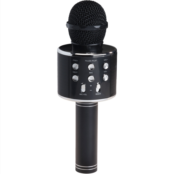 Denver Bluetooth Karaoke Microphone with built-in speaker. Black in colour i gruppen Elektronikk / Lyd & Bilde / Håndholdte mikrofoner hos TP E-commerce Nordic AB (D09103)