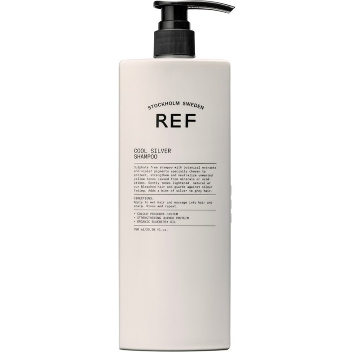 REF Cool Silver Shampoo 750 ml i gruppen HELSE OG SKJØNNHET / Hår & styling / Hårpleie / Sjampo hos TP E-commerce Nordic AB (D09129)