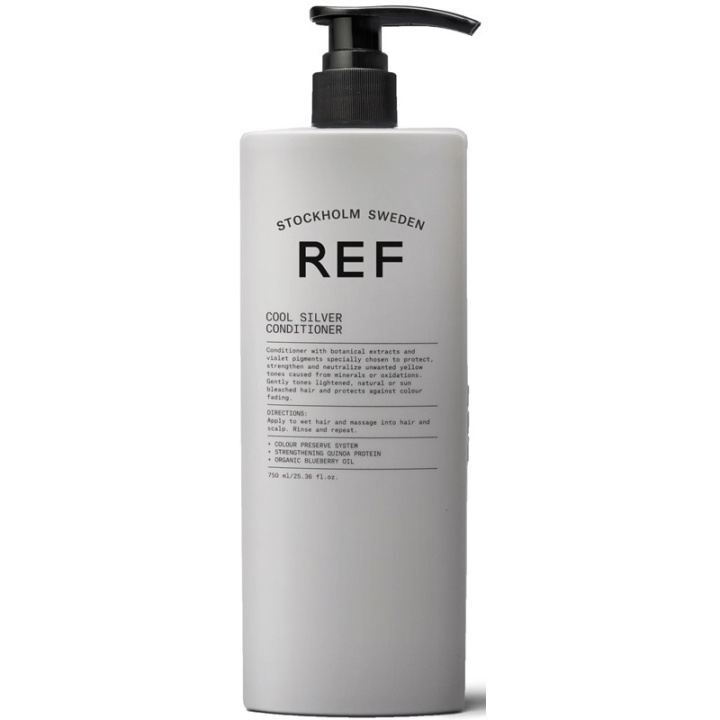 REF Cool Silver Conditioner 750 ml i gruppen HELSE OG SKJØNNHET / Hår & styling / Hårpleie / Balsam hos TP E-commerce Nordic AB (D09130)