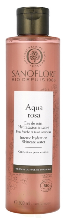 Sanoflore Aqua Rosa Botanical Liquid Care 200 ml i gruppen HELSE OG SKJØNNHET / Hudpleie / Ansikt / Ansiktsvann & Facemist hos TP E-commerce Nordic AB (D09285)