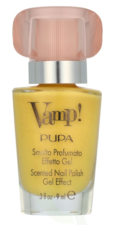 Pupa Milano Pupa Vamp! Scented Nail Polish 9 ml #109 Brilliant Yellow i gruppen HELSE OG SKJØNNHET / Manikyr/pedikyr / Neglelakk hos TP E-commerce Nordic AB (D09295)