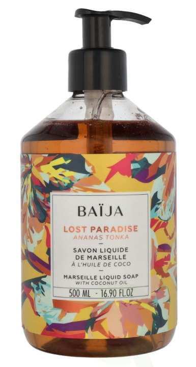 Baija Paris Baija Lost Paradise Marseille Liquid Soap 500 ml Pineapple & Brazil Nut Oil i gruppen HELSE OG SKJØNNHET / Hudpleie / Kroppspleie / Duftsåpe hos TP E-commerce Nordic AB (D09308)