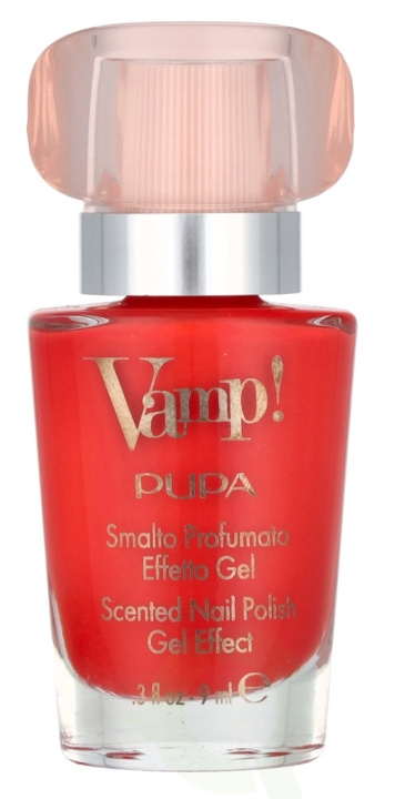 Pupa Milano Pupa Vamp! Scented Nail Polish 9 ml #111 Radiant Coral i gruppen HELSE OG SKJØNNHET / Manikyr/pedikyr / Neglelakk hos TP E-commerce Nordic AB (D09328)