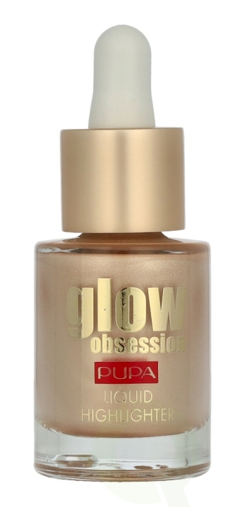 Pupa Milano Pupa Glow Obsession All Over Liquid Highlighter 13.5 ml #100 Sunrise i gruppen HELSE OG SKJØNNHET / Makeup / Makeup ansikt / Contour/Highlight hos TP E-commerce Nordic AB (D09331)