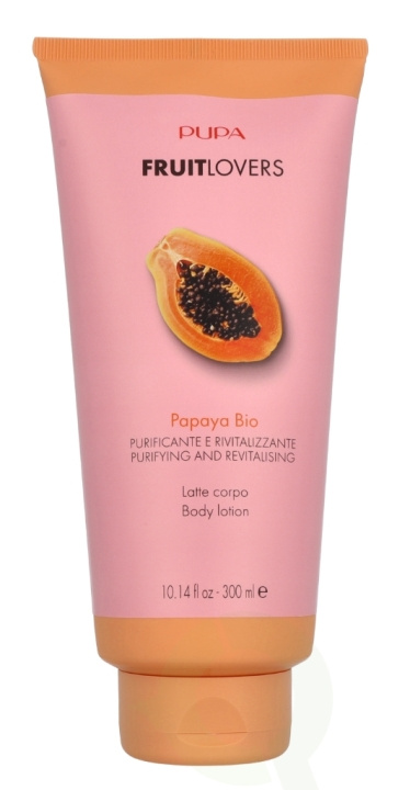 Pupa Milano Pupa Fruit Lovers Body Lotion 300 ml Papaya Bio i gruppen HELSE OG SKJØNNHET / Hudpleie / Kroppspleie / Body lotion hos TP E-commerce Nordic AB (D09337)