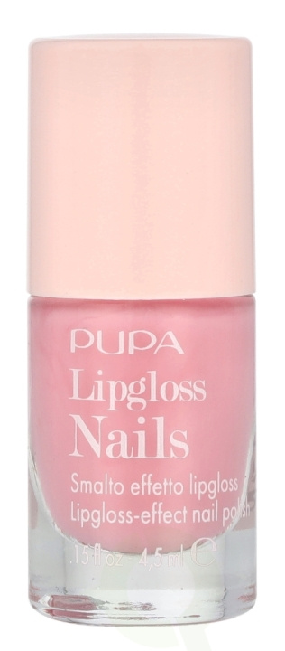 Pupa Milano Pupa Lipgloss Nail Polish 4.5 ml Candy Pink i gruppen HELSE OG SKJØNNHET / Manikyr/pedikyr / Neglelakk hos TP E-commerce Nordic AB (D09340)