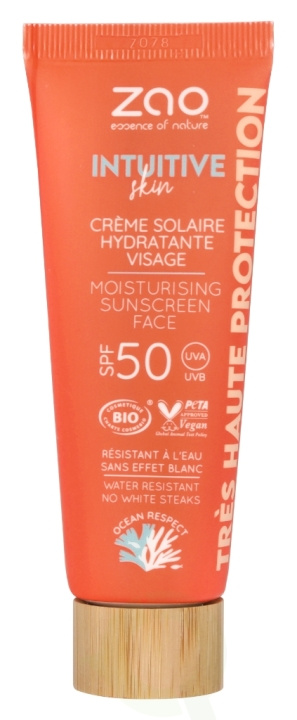 Zao Moisturizing Sun Cream SPF50 50 ml i gruppen HELSE OG SKJØNNHET / Hudpleie / Soling / Solkrem hos TP E-commerce Nordic AB (D09376)