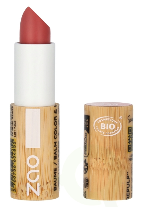 Zao Color & Repulp Lip Balm 3.5 g #485 Rose Nude i gruppen HELSE OG SKJØNNHET / Makeup / Lepper / Leppepomade hos TP E-commerce Nordic AB (D09378)