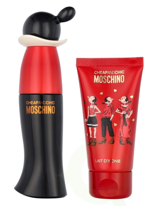 Moschino Cheap & Chic Giftset 80 ml Edt Spray 30ml/Body Lotion 50ml i gruppen HELSE OG SKJØNNHET / Gavesett / Gavesett for henne hos TP E-commerce Nordic AB (D09385)