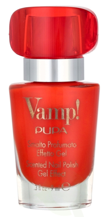 Pupa Milano Pupa Vamp! Scented Nail Polish 9 ml #210 Sexy Orange i gruppen HELSE OG SKJØNNHET / Manikyr/pedikyr / Neglelakk hos TP E-commerce Nordic AB (D09391)