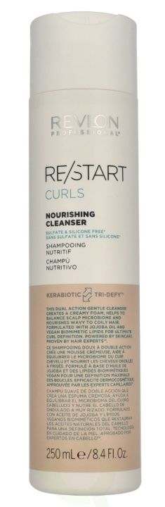 Revlon Re/Start Curls Nourishing Cleanser Shampoo 250 ml i gruppen HELSE OG SKJØNNHET / Hår & styling / Hårpleie / Sjampo hos TP E-commerce Nordic AB (D09408)