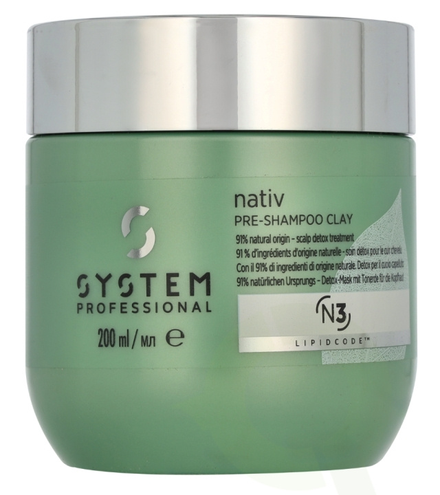 Wella System P. - Nativ Pre-Shampoo Clay N3 200 ml i gruppen HELSE OG SKJØNNHET / Hår & styling / Hårpleie / Sjampo hos TP E-commerce Nordic AB (D09411)