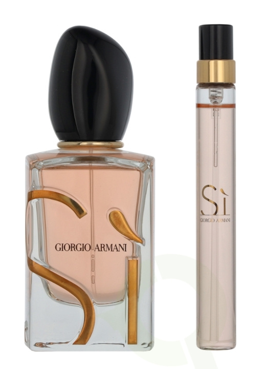 Armani Si Giftset 60 ml Edp Spray 50ml/Edp Spray 10ml i gruppen HELSE OG SKJØNNHET / Duft og parfyme / Parfyme / Parfyme for henne hos TP E-commerce Nordic AB (D09444)