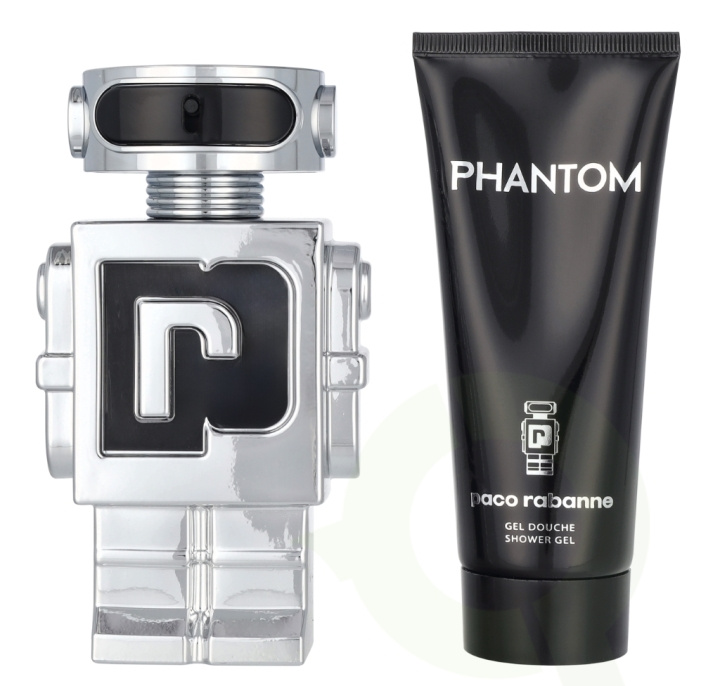 Paco Rabanne Phantom Giftset 200 ml Edt Spray 100ml/Shower Gel 100ml i gruppen HELSE OG SKJØNNHET / Gavesett / Gavesett for ham hos TP E-commerce Nordic AB (D09450)