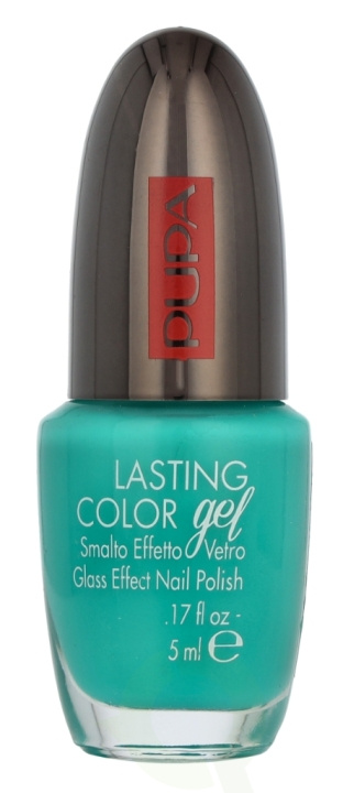 Pupa Milano Pupa Lasting Color Gel Glass Effect Nail Polish 5 ml #079 Artificial Green i gruppen HELSE OG SKJØNNHET / Manikyr/pedikyr / Neglelakk hos TP E-commerce Nordic AB (D09457)