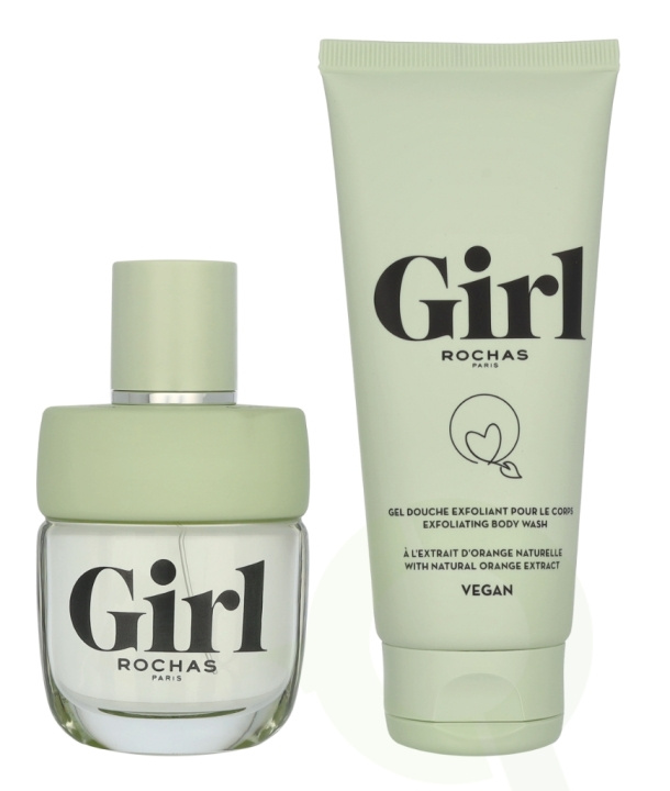 Rochas Girl Giftset 160 ml Edt Spray 60ml/Exfoliating Body Wash 100ml i gruppen HELSE OG SKJØNNHET / Gavesett / Gavesett for henne hos TP E-commerce Nordic AB (D09474)