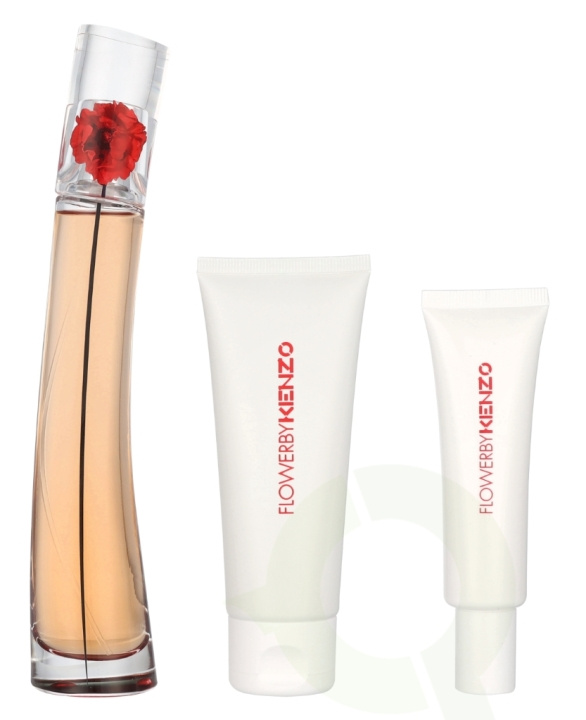 Kenzo Flower By Kenzo Giftset 145 ml Edp Spray 50ml/Body Cream 75ml/Hand Cream 20ml i gruppen HELSE OG SKJØNNHET / Gavesett / Gavesett for henne hos TP E-commerce Nordic AB (D09489)