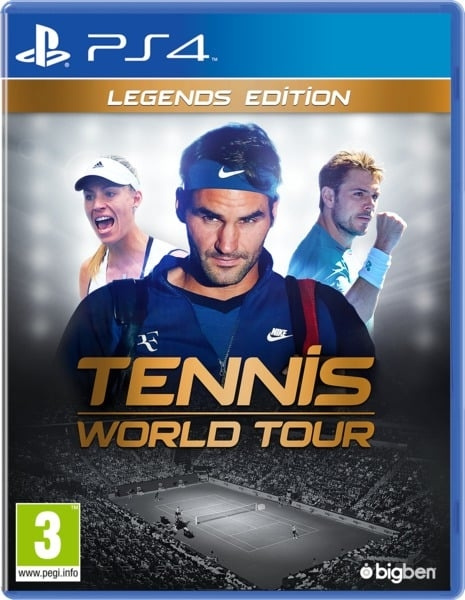 Tennis World Tour: Legends Edition (ENG/IT) (PS4) i gruppen Elektronikk / TV-spill & tilbehør / Sony PlayStation 4 / Spill hos TP E-commerce Nordic AB (D09687)