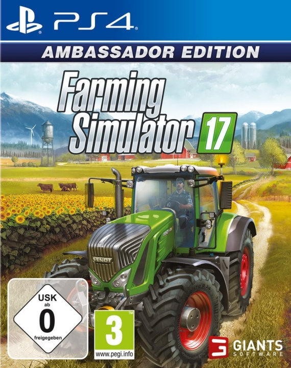 Farming Simulator 17 - Ambassador Edition (PS4) i gruppen Elektronikk / TV-spill & tilbehør / Sony PlayStation 4 / Spill hos TP E-commerce Nordic AB (D09839)