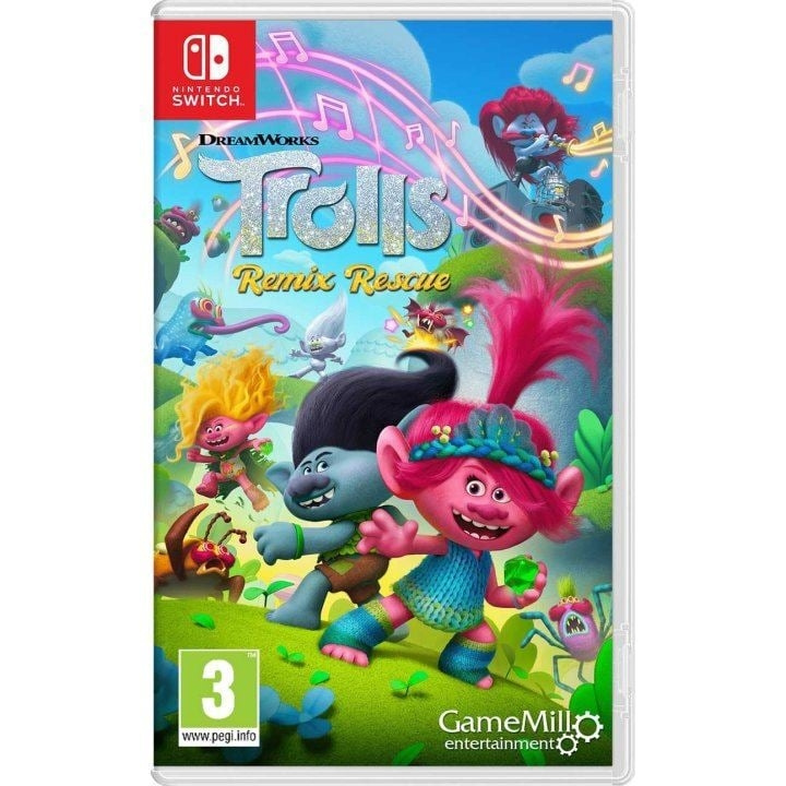 DreamWorks Trolls Remix Rescue (Switch) i gruppen Elektronikk / TV-spill & tilbehør / Nintendo Switch / Spel hos TP E-commerce Nordic AB (D09851)