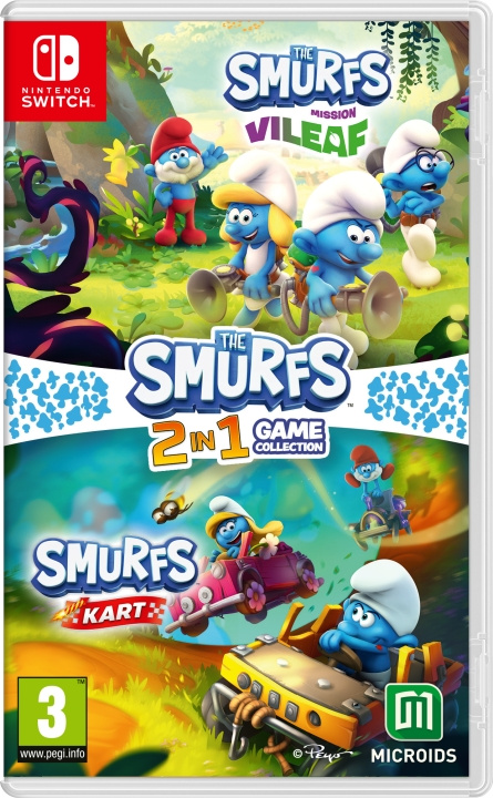 Smurfs 2 in 1 Game Collection (Switch) i gruppen Elektronikk / TV-spill & tilbehør / Nintendo Switch / Spel hos TP E-commerce Nordic AB (D09902)