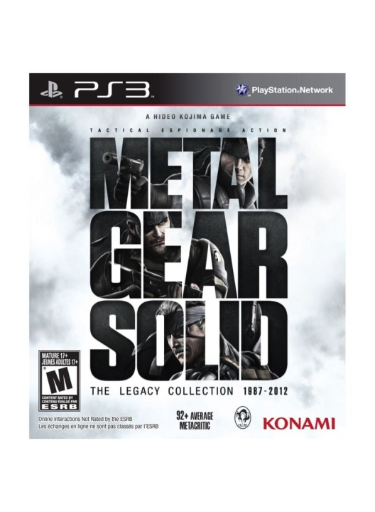 Metal Gear Solid: The Legacy Collection (Import) (PS3) i gruppen Elektronikk / TV-spill & tilbehør / Sony PlayStation 3 hos TP E-commerce Nordic AB (D09922)