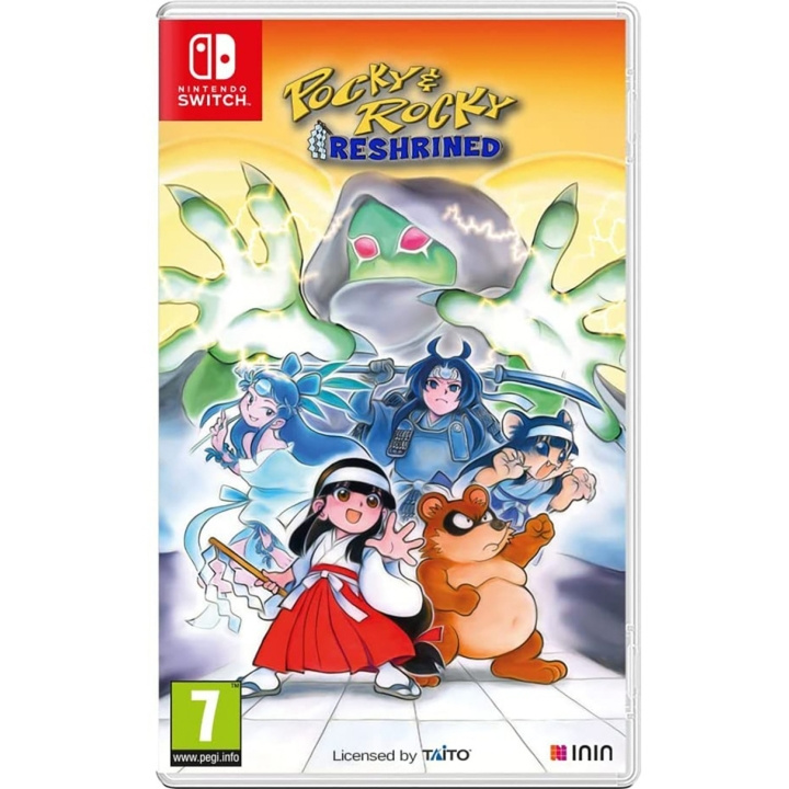 Pocky & Rocky Reshrined (Switch) i gruppen Elektronikk / TV-spill & tilbehør / Nintendo Switch / Spel hos TP E-commerce Nordic AB (D10100)