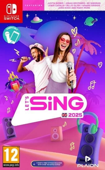 Let\'s Sing 2025 (Switch) i gruppen Elektronikk / TV-spill & tilbehør / Nintendo Switch / Spel hos TP E-commerce Nordic AB (D10106)