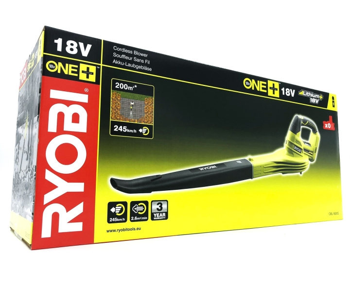 Ryobi One+ OBL1820S Lövblåsare Elektrisk Inget batteri i gruppen HJEM, HUS OG HAGE / Hageprodukter / Hageredskap hos TP E-commerce Nordic AB (D10123)