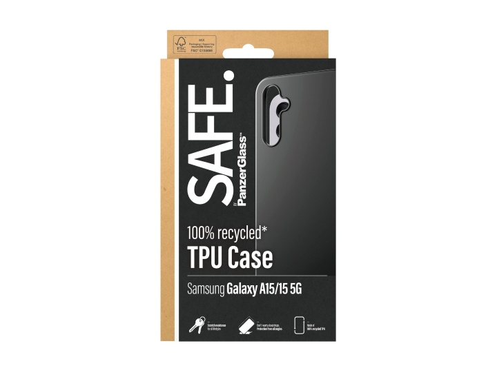 PanzerGlass SAFE. by PanzerGlass Shell to Samsung Galaxy A15, A15 5G, Black i gruppen SMARTTELEFON & NETTBRETT / Mobilbeskyttelse / Samsung hos TP E-commerce Nordic AB (D10150)