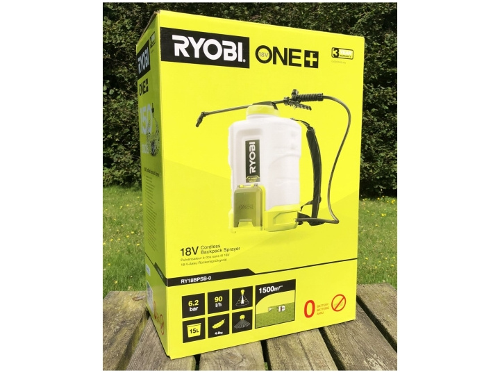 Ryobi ONE+ RY18BPSB-0 18V Ryggsäck Trädgårdsspruta Inget batteri i gruppen HJEM, HUS OG HAGE / Verktøy / Annet elektrisk verktøy hos TP E-commerce Nordic AB (D10187)