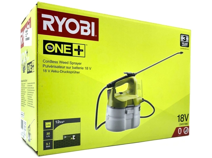 Ryobi ONE+ OWS1880 18V trädgårdsspruta utan batteri i gruppen HJEM, HUS OG HAGE / Hageprodukter / Hageredskap hos TP E-commerce Nordic AB (D10188)