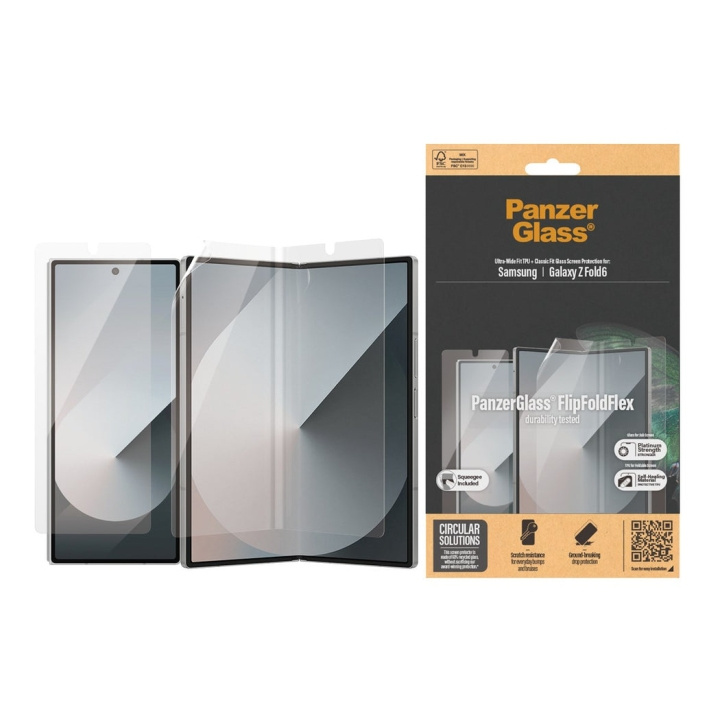 PanzerGlass Flipfoldflex Screen Protector Samsung Galaxy Z Fold6 Glass & Film i gruppen SMARTTELEFON & NETTBRETT / Mobilbeskyttelse / Samsung hos TP E-commerce Nordic AB (D10199)