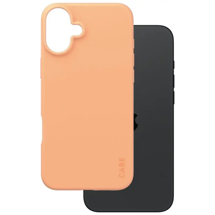 PanzerGlass CARE Fashionable Case Peachy for iPhone 16 Plus Peach i gruppen SMARTTELEFON & NETTBRETT / Mobilbeskyttelse / Apple / iPhone 16 hos TP E-commerce Nordic AB (D10264)