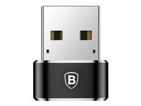 Baseus USB-C adapter Svart i gruppen Datautstyr / Kabler og adaptere / USB / USB-A hos TP E-commerce Nordic AB (D10282)