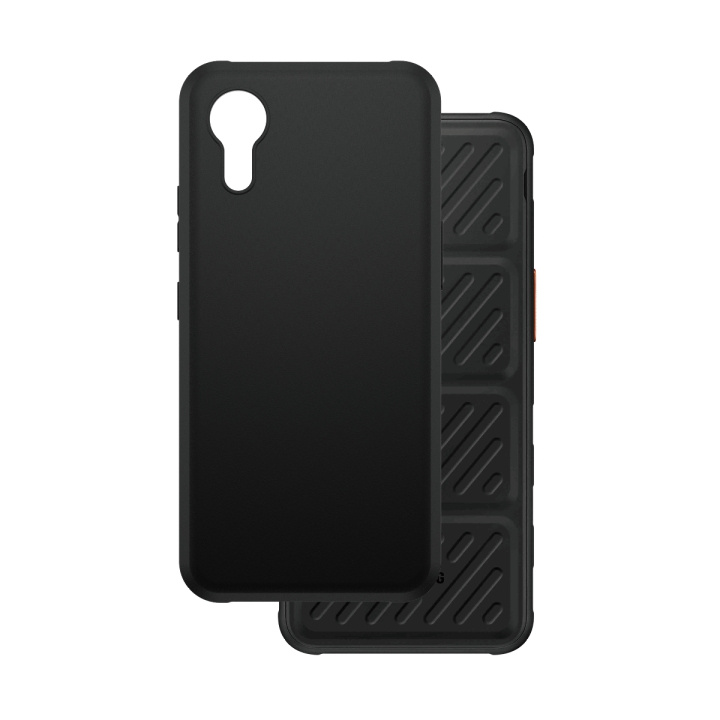 PanzerGlass SAFE. by ® TPU Case Sort Samsung Galaxy Xcover7, Black i gruppen SMARTTELEFON & NETTBRETT / Mobilbeskyttelse / Samsung hos TP E-commerce Nordic AB (D10293)