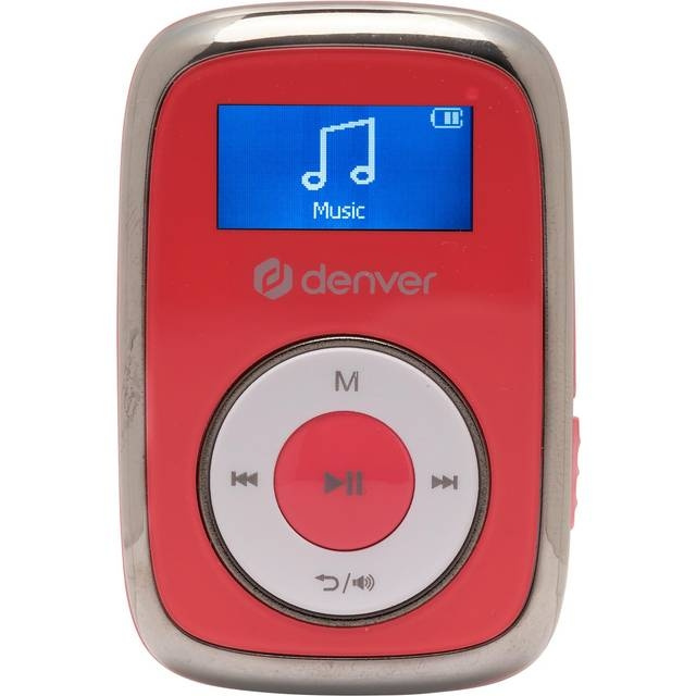 DENVER MPS-316R MP3-spelare 16GB Röd i gruppen Elektronikk / Lyd & Bilde / Hjemmekino, HiFi og bærbar / Bærbar musikkspiller / MP3-spillere hos TP E-commerce Nordic AB (D10338)