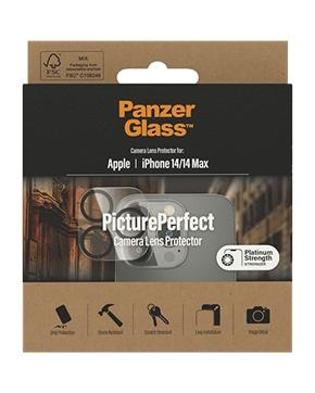 PanzerGlass Camera Protection iPhone 14/14 Plus i gruppen SMARTTELEFON & NETTBRETT / Mobilbeskyttelse / Apple / iPhone 14 hos TP E-commerce Nordic AB (D10377)