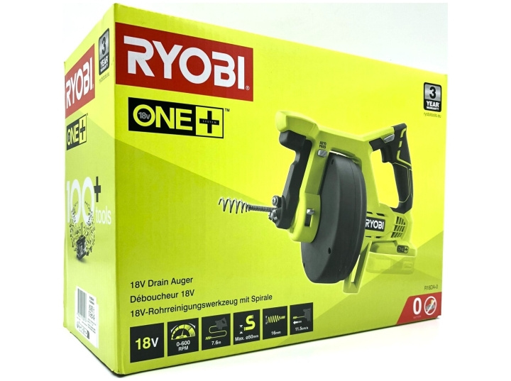 Ryobi ONE+ R18DA-0 18V Avloppsrengörare Inget batteri i gruppen HJEM, HUS OG HAGE / Verktøy / Annet elektrisk verktøy hos TP E-commerce Nordic AB (D10404)